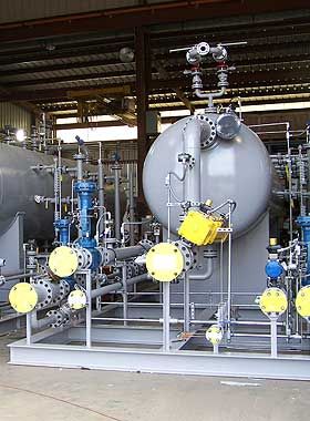 Process Vessel Skid — Skid-mounted vessel package with instrumentation